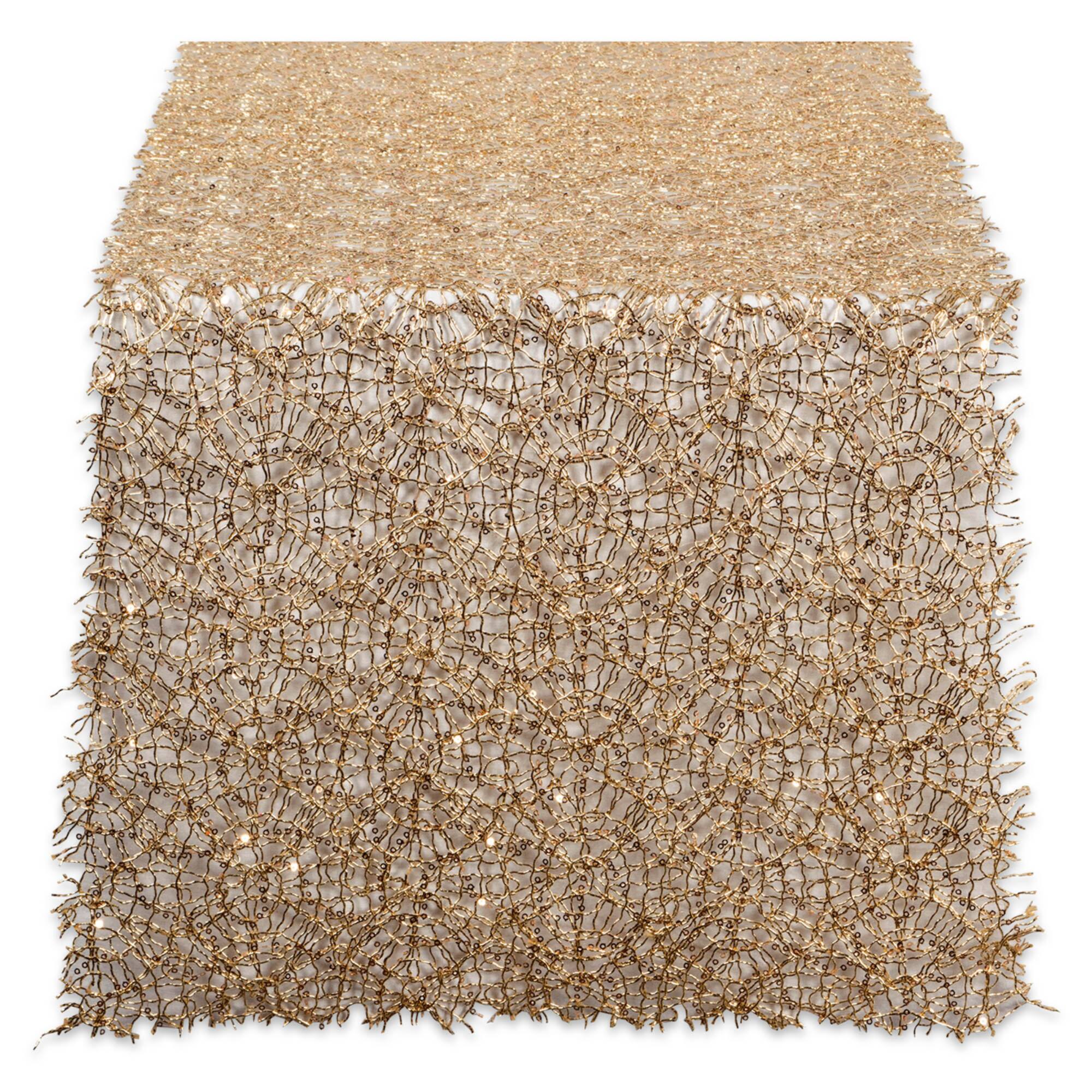 DII® 10ft. Sequin Mesh Table Runner Roll